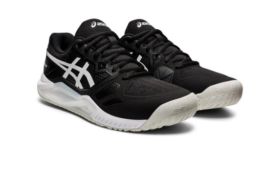Asics Unisex GEL-Challenger Tennis Shoes Black and White