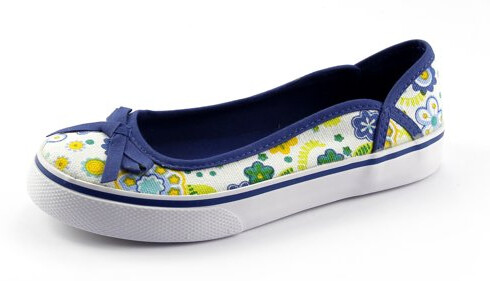 The Doll Maker Girl's Floral Flat