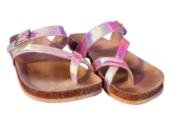 Cynthia Rowley Girls Iridescent Sandals