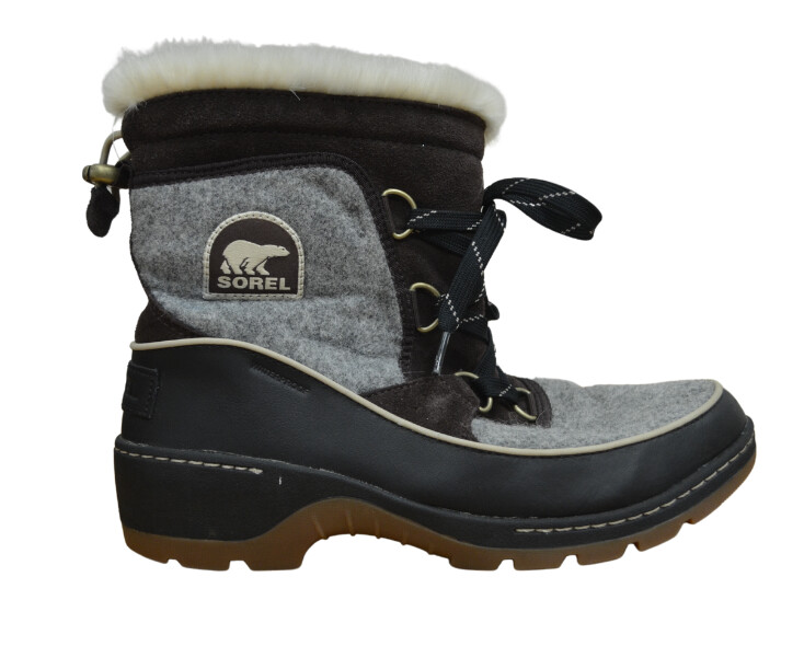 Sorel Women's Grey and Brown Snow Boots