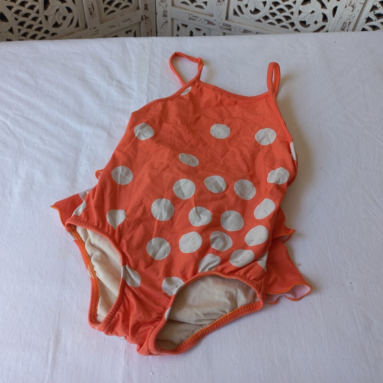 Orange and Polka Dot Costume | 1 Year