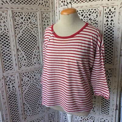 Red and White Long Sleeve