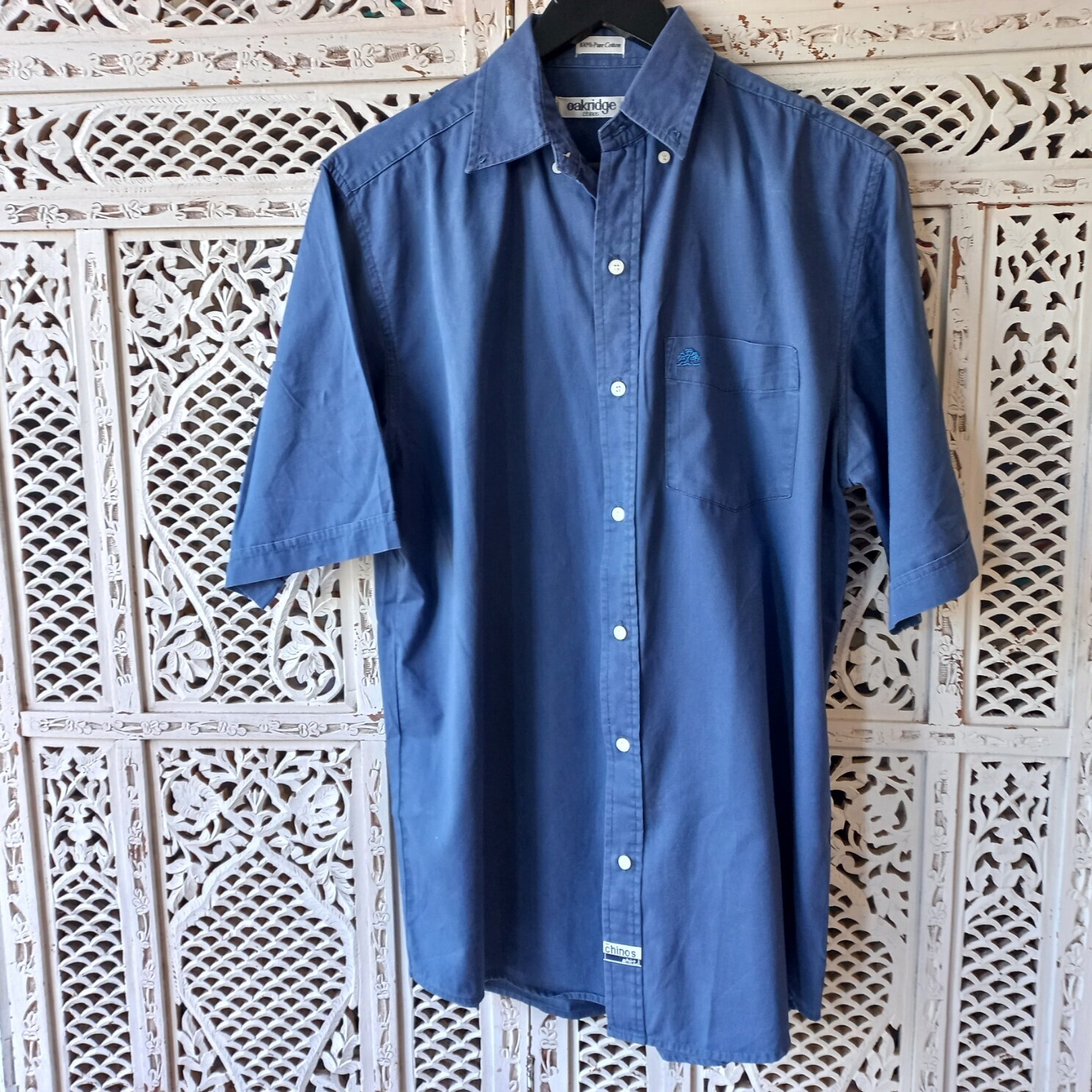 Blue Short Sleeve Shirt | Small