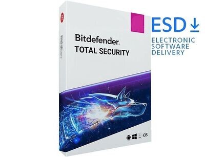 Bitdefender Total Security | 10 Geräte | 1 Jahr | stets aktuell | ESD