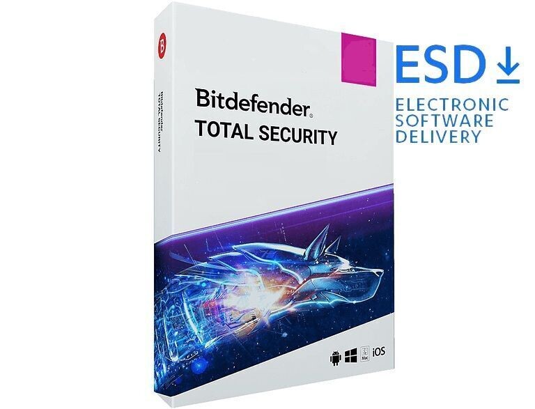 Bitdefender Total Security | 10 Geräte | 2 Jahre | stets aktuell | ESD