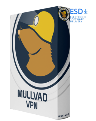 MULLVAD VPN Service | 1 Nutzer | 5 Geräte | 12 Monate |  ESD