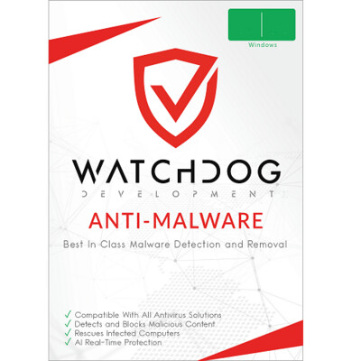 Watchdog Anti-Malware | 5 PCs | 1 Jahr | stets aktuell | ESD