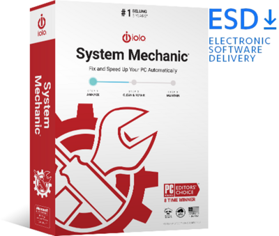 iolo System Mechanic | 10 PCs | 1 Jahr stets aktuell | ESD