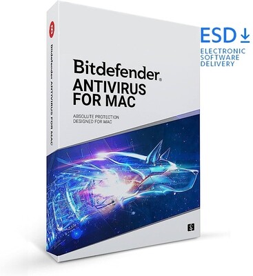 Bitdefender Antivirus for Mac | 1 MAC | 1 Jahr | stets aktuell | ESD