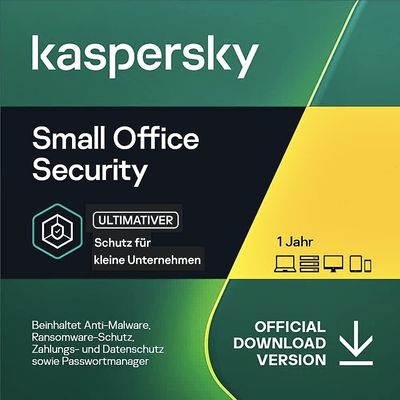 Kaspersky Small Office Security | 15+15+2 | 1 Jahr | stets aktuell | ESD