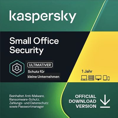 Kaspersky Small Office Security | 25+25+3 | 1 Jahr | stets aktuell | ESD