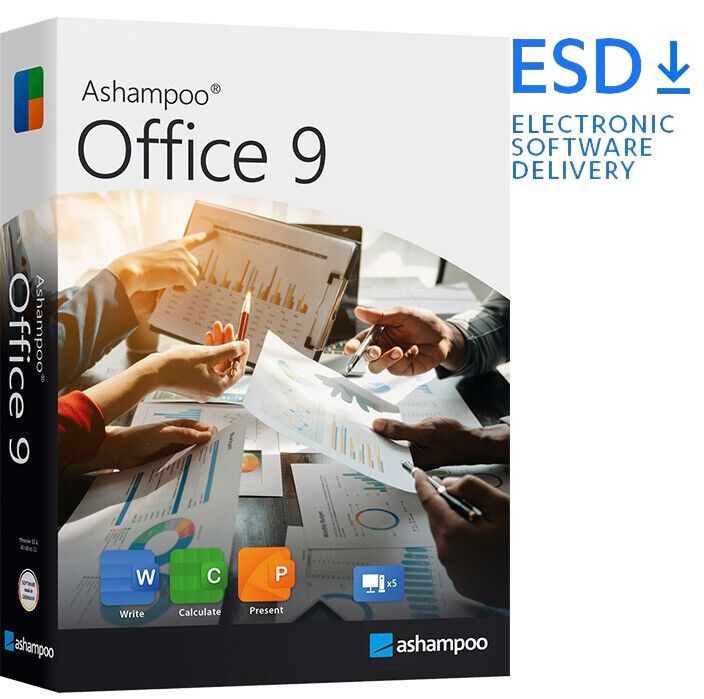 Ashampoo Office 9 | 5 PCs | Dauerlizenz | ESD