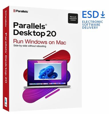 Parallels Desktop 20 PRO | 1 Nutzer/MAC | 1 Jahr stets aktuell | ESD