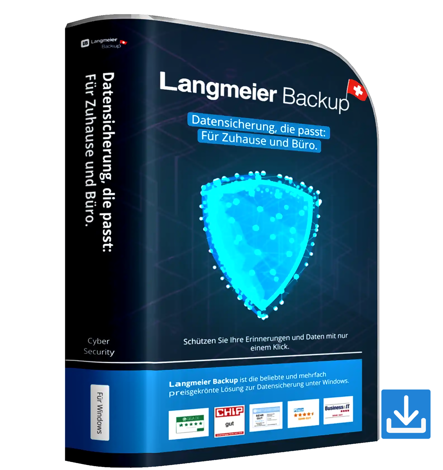 Langmeier Backup Professional 12 | 1 PC | Dauerlizenz + 1 Jahr Maintenance | ESD