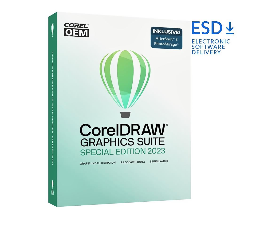 CorelDRAW Graphics Suite 2023 SE OEM | 1 PC | Dauerlizenz | ESD