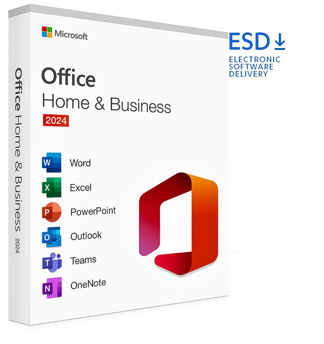 Microsoft Office Home &amp; Business 2024 | 1 PC/MAC | Dauerlizenz | ESD