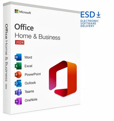 Microsoft Office Home &amp; Business 2024 | 1 PC/MAC | Dauerlizenz | ESD