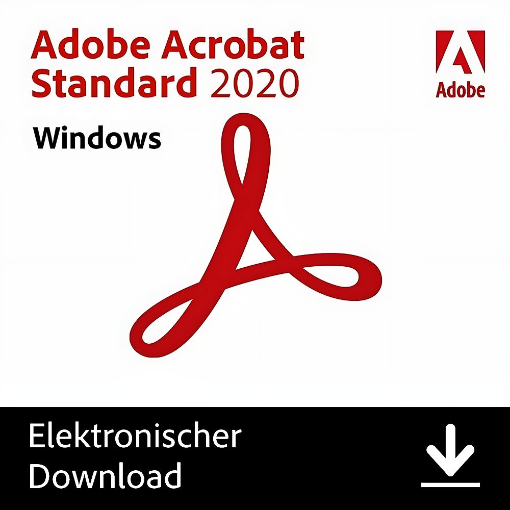 Adobe Acrobat Standard 2020 für Windows | 1 Nutzer | Dauerlizenz | ESD