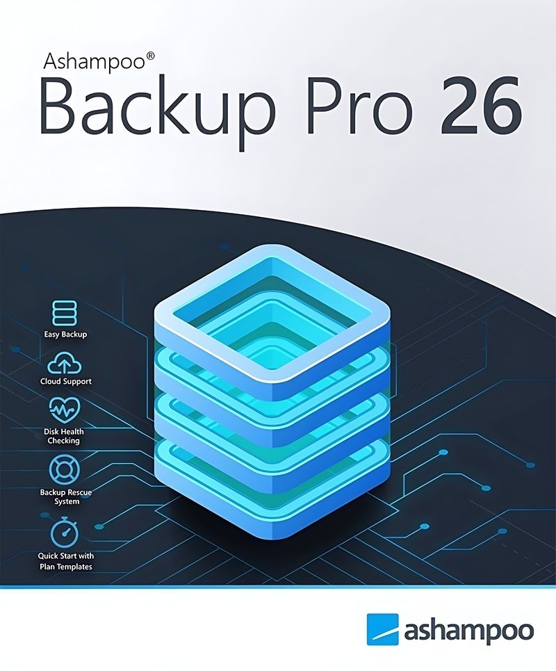 Ashampoo Backup Pro 26 | 1 PC | Dauerlizenz | ESD