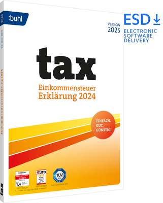 BUHL tax 2025 (für das Steuerjahr 2024) | 1 Nutzer | ESD