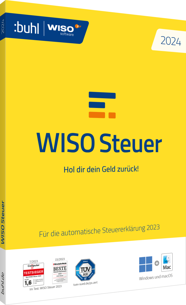 WISO Steuer 2024 (für das Steuerjahr 2023) | 1 Nutzer | ESD