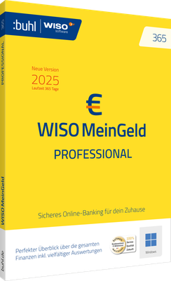 WISO Mein Geld PRO 365 (Version 2025) | 1 Nutzer | 1 Jahr | ESD