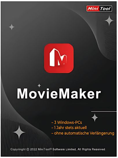 MiniTool MovieMaker Ultimate | 3 PCs | 1 Jahr | stes aktuell | ESD