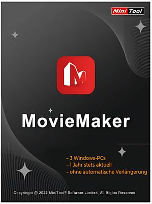 MiniTool MovieMaker | 3 PCs | 1 Jahr | stets aktuell | ESD