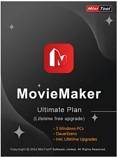 MiniTool MovieMaker Ultimate | 3 PCs | Lifetime Upgrades | ESD