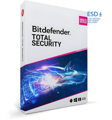 Bitdefender Total Security | 5 Geräte | 3 Jahre | stets aktuell | ESD