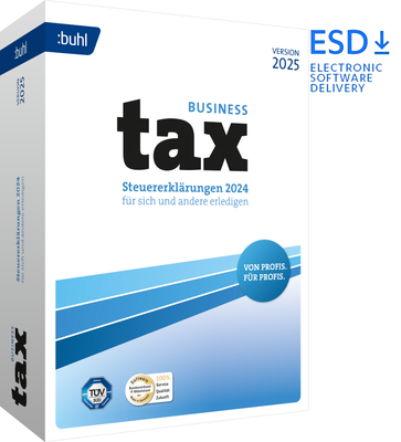 BUHL tax 2025 Business (für das Steuerjahr 2024) | ESD