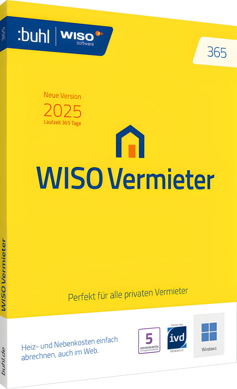 WISO Vermieter 365 (Version 2025) | 1 Nutzer | 1 Jahr | ESD