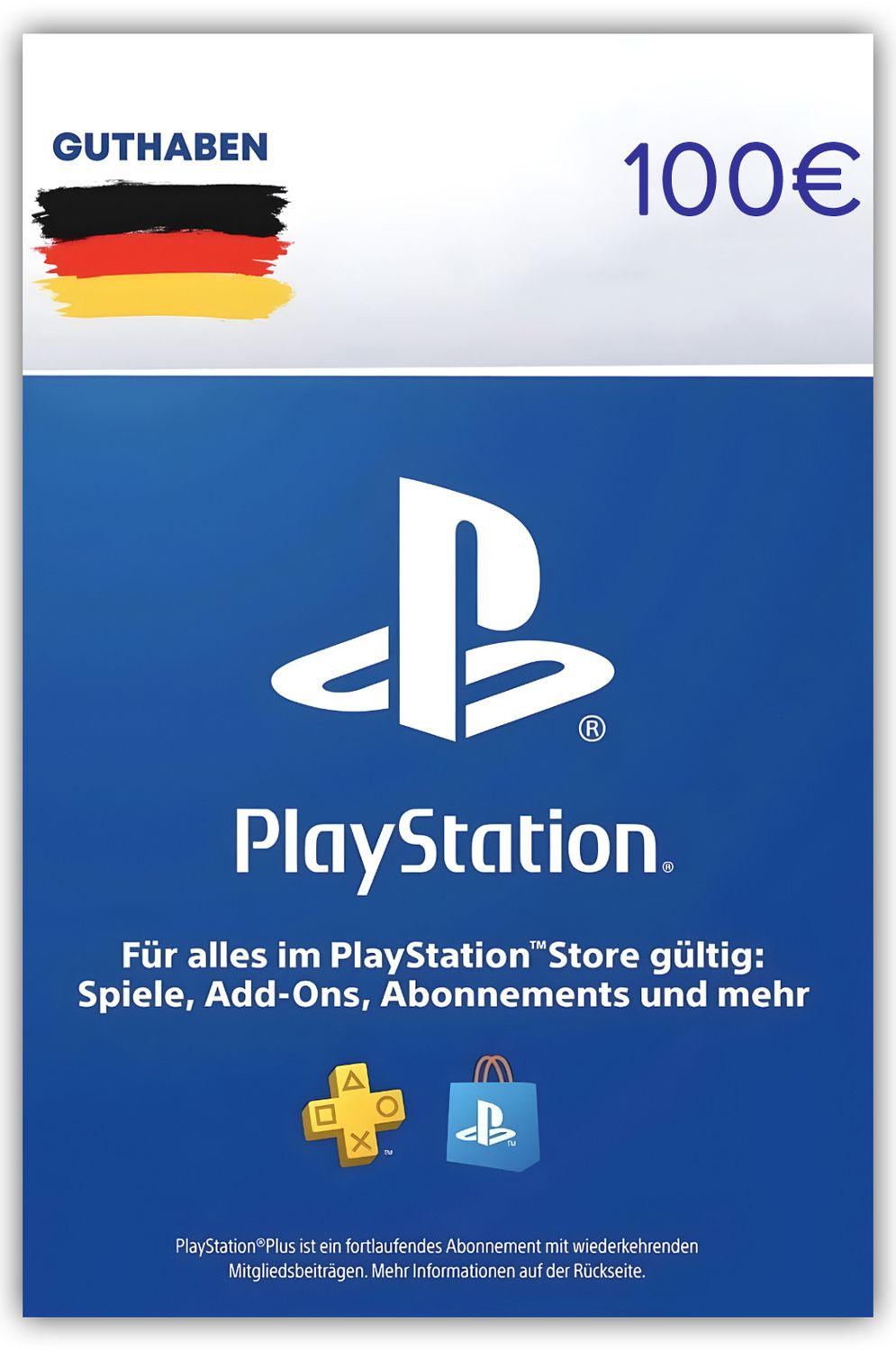 100€ PlayStation Store digitales Guthaben | PSN Voucher Code nur für DE