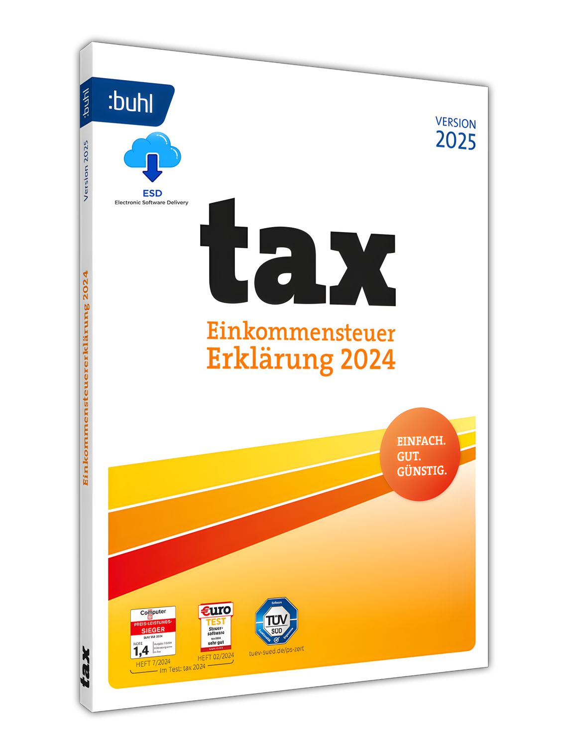 BUHL tax 2025 (für das Steuerjahr 2024) | 1 PC | 1 Jahr | stets aktuell | ESD