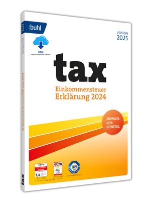 BUHL tax 2025 (für das Steuerjahr 2024) | 1 Nutzer/PC | ESD
