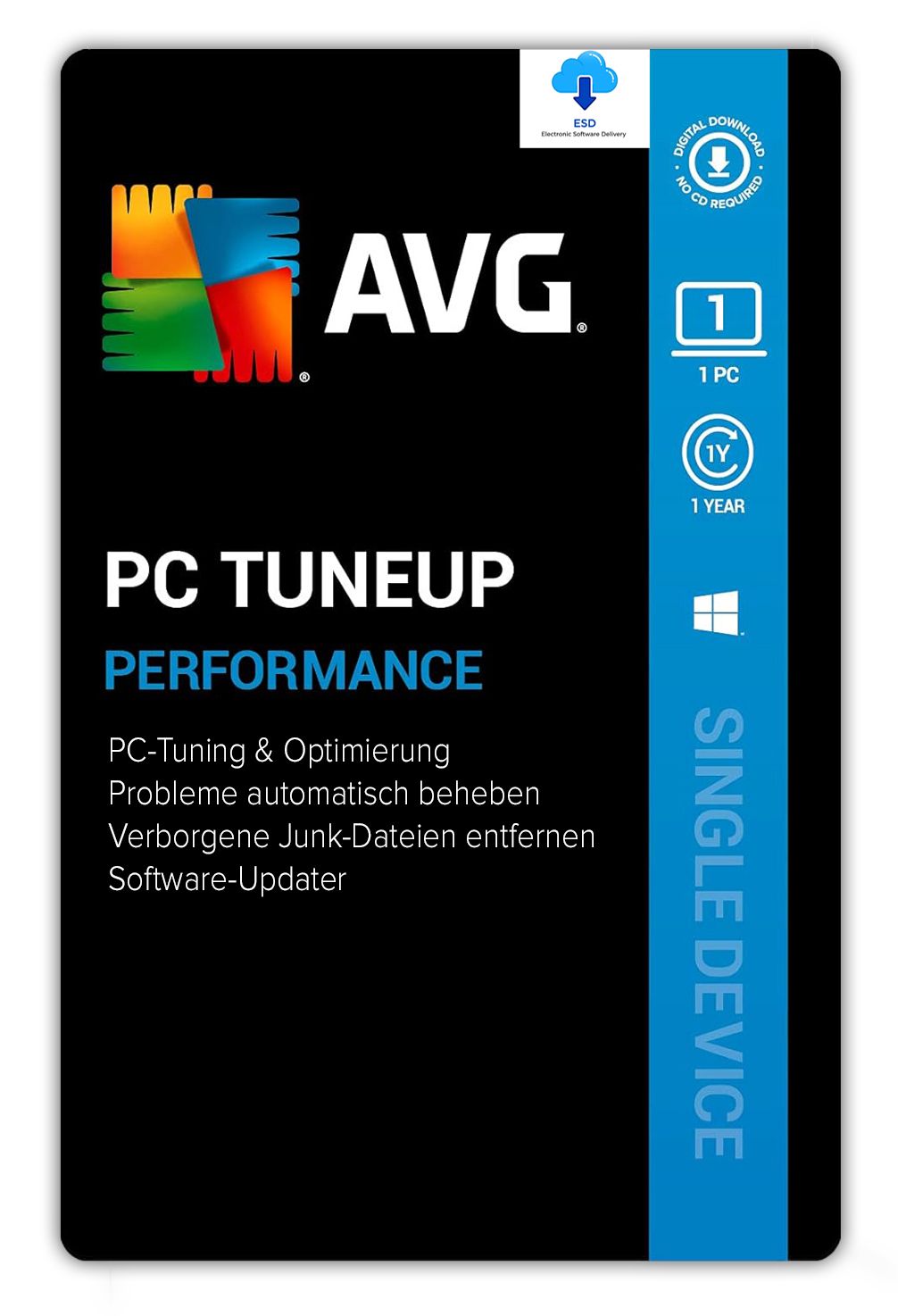 AVG TuneUp | 1 PC | 1 Jahr | stets aktuell | Key in 5 Min. | ESD