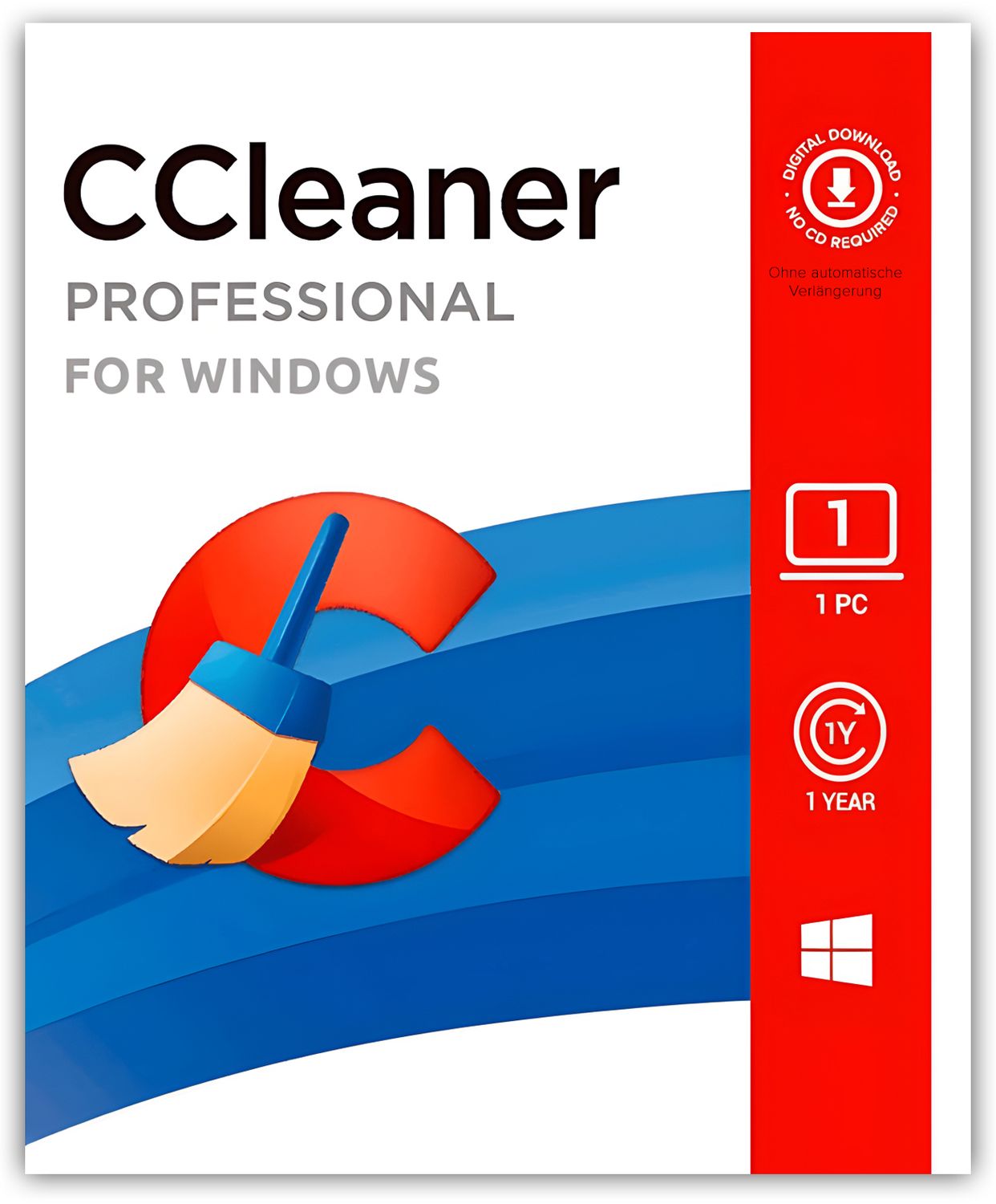 CCleaner Professional | 1 PC | 1 Jahr | stets aktuell | Key in 5 Min. | ESD