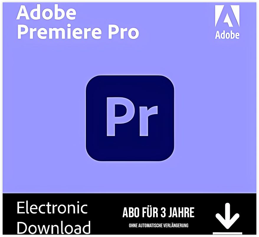 Adobe Premiere Pro 2026 | 2 Geräte | 3 Jahre | ESD