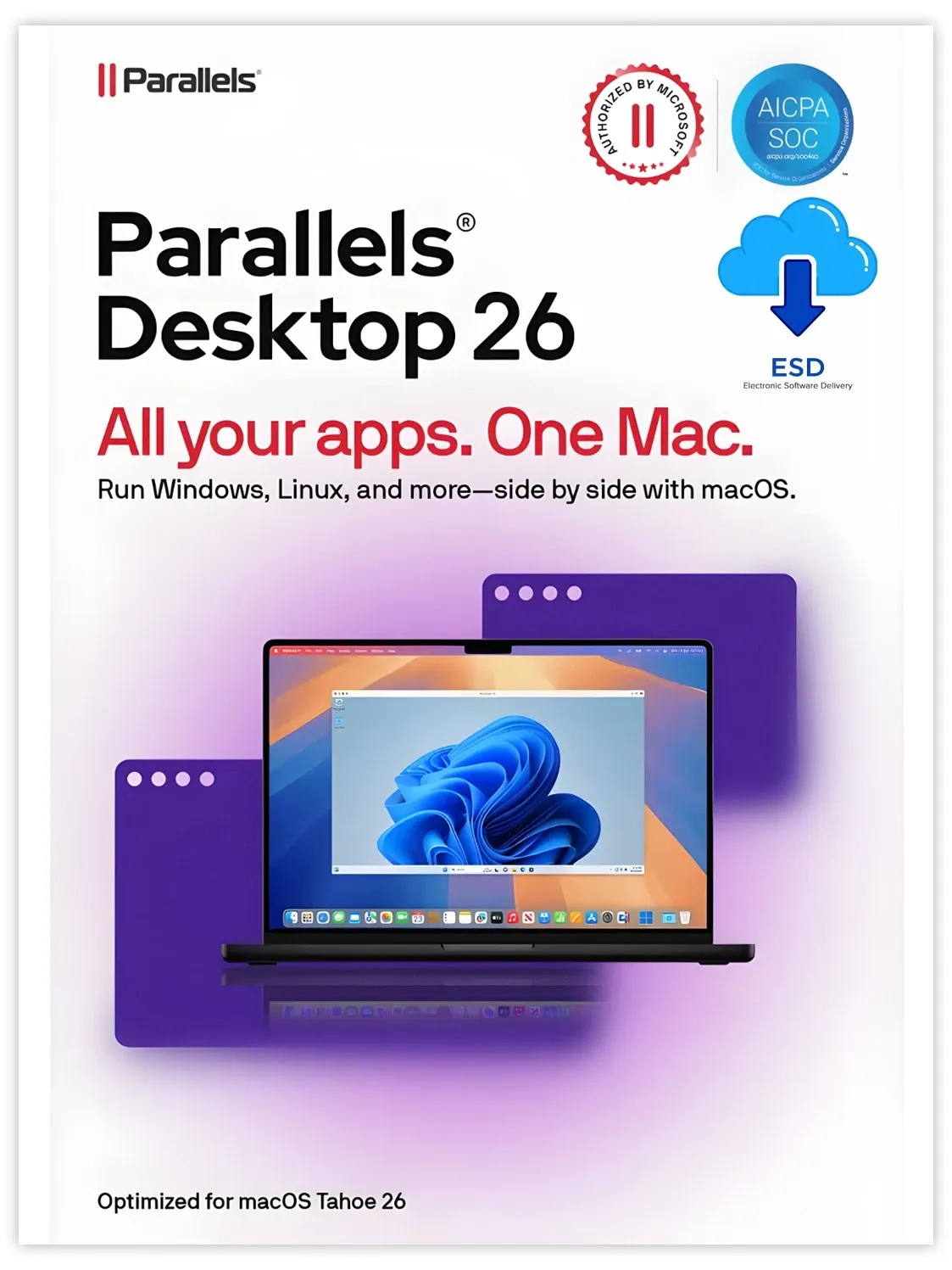 Parallels Desktop 26 Standard | 1 Nutzer (Mac) | Dauerlizenz (einmaliger Kauf) | ESD