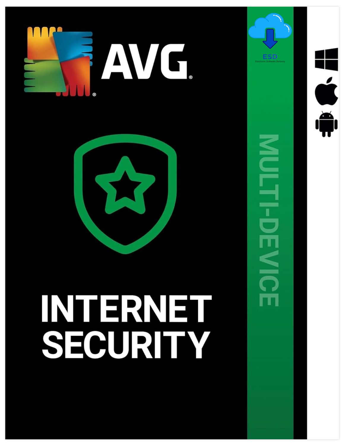 AVG Internet Security | 10 Geräte | 3 Jahre | stets aktuell | ESD