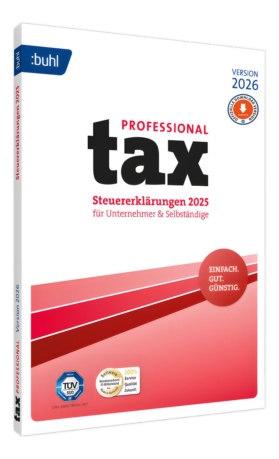 BUHL tax 2026 Professional (Steuerjahr 2025) | 1 Nutzer/PC | ESD