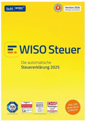 WISO Steuer 2026 (Steuererklärung 2025) | 1 Nutzer (Windows &amp; Mac) | ESD