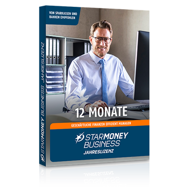 StarMoney Business | 25 Nutzer | 1 Jahr | inkl. Premiumsupport | ESD