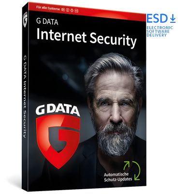 G Data Internet Security | 3 Geräte | 1 Jahr | stets aktuell | Key in 5 Min. | ESD