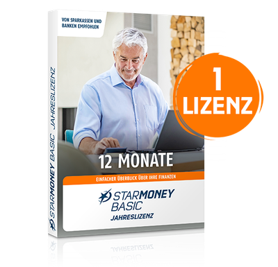 StarMoney Basic | 1 PC | 1 Jahr | inkl. Premiumsupport | ESD