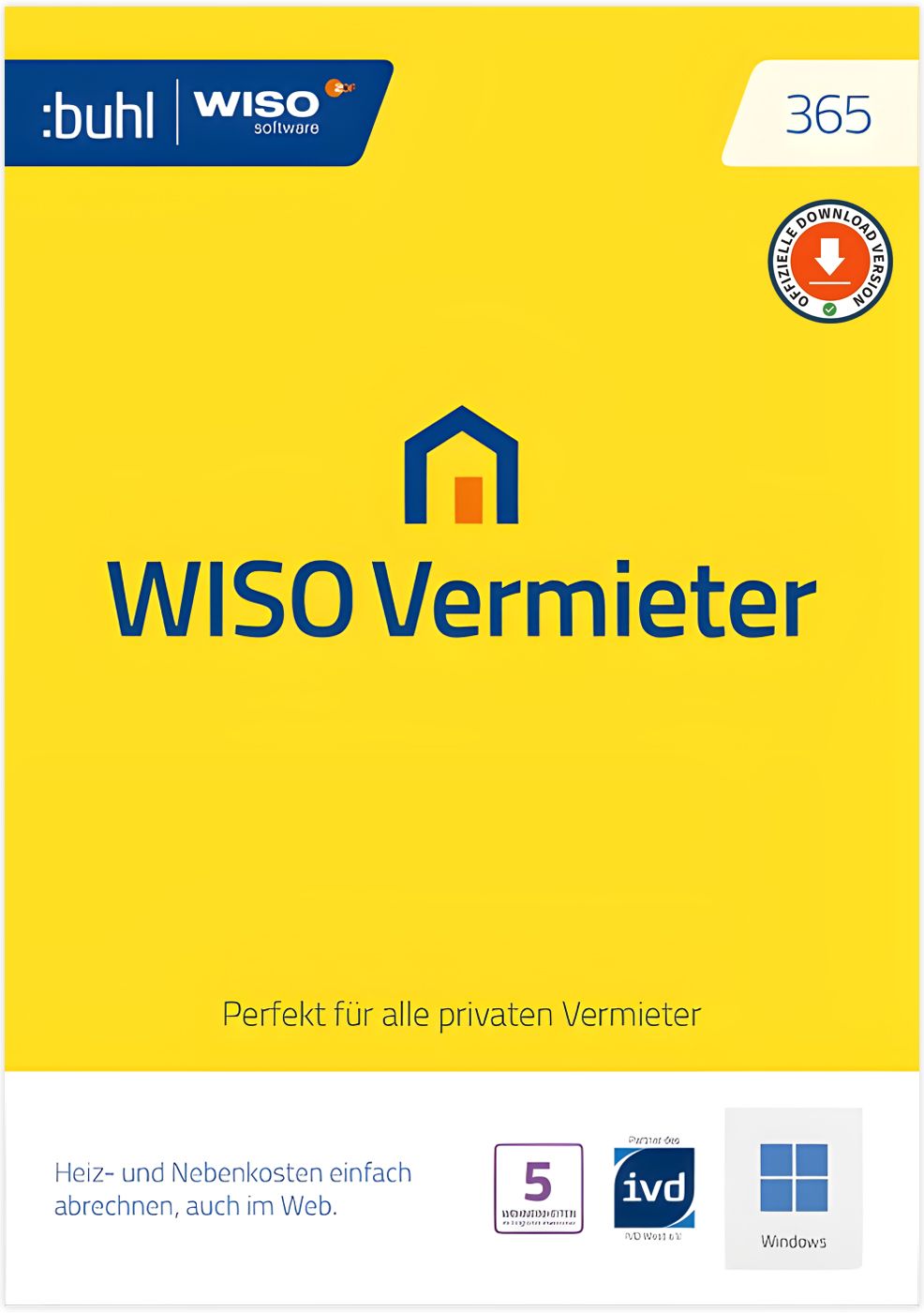 WISO Vermieter 365 (Version 2026) | 1 Nutzer | 1 Jahr | ESD