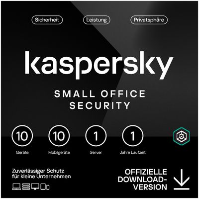 Kaspersky Small Office Security | 10+10+1 | 2 Jahre | stets aktuell | ESD