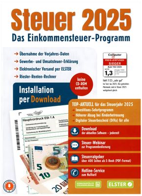 Aldi Steuer-Software 2025 – Steuererklärung für Steuerjahr 2025 | ESD