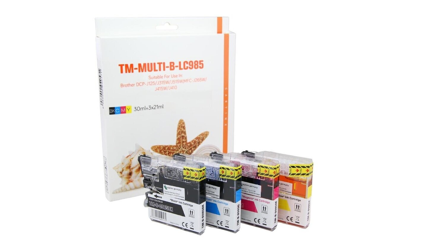 Alternatives Multipack passend zu Brother LC985VALBP/ LC-985VALBP