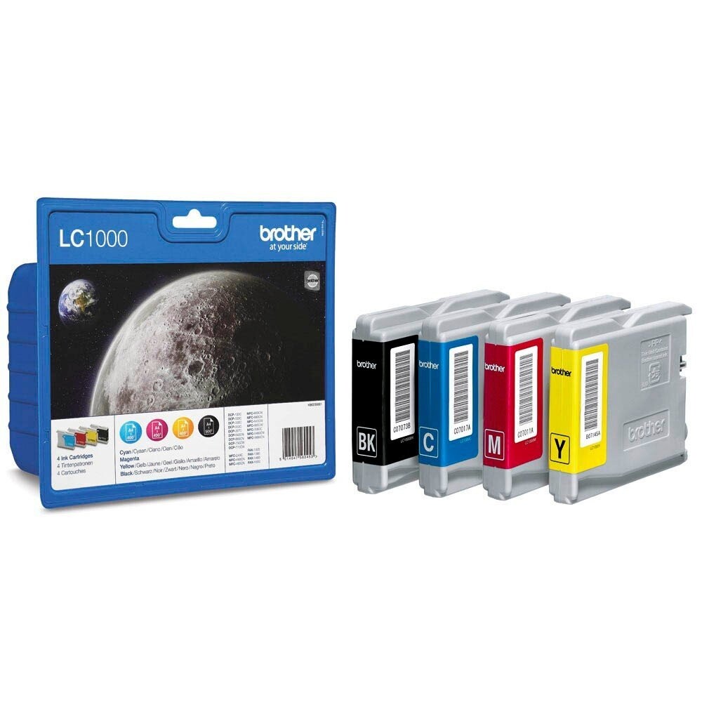 Original Brother Multipack LC1000VALBP / LC-1000VALBP  Black, Cyan, Magenta, Yellow